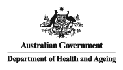 Australian Government, Department of Health and Ageing