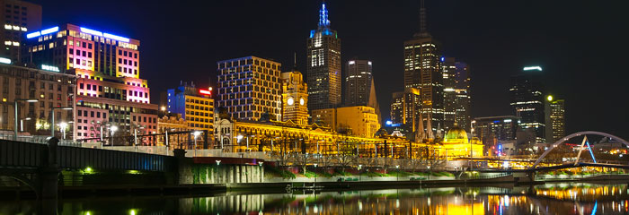 melbourne yarra night